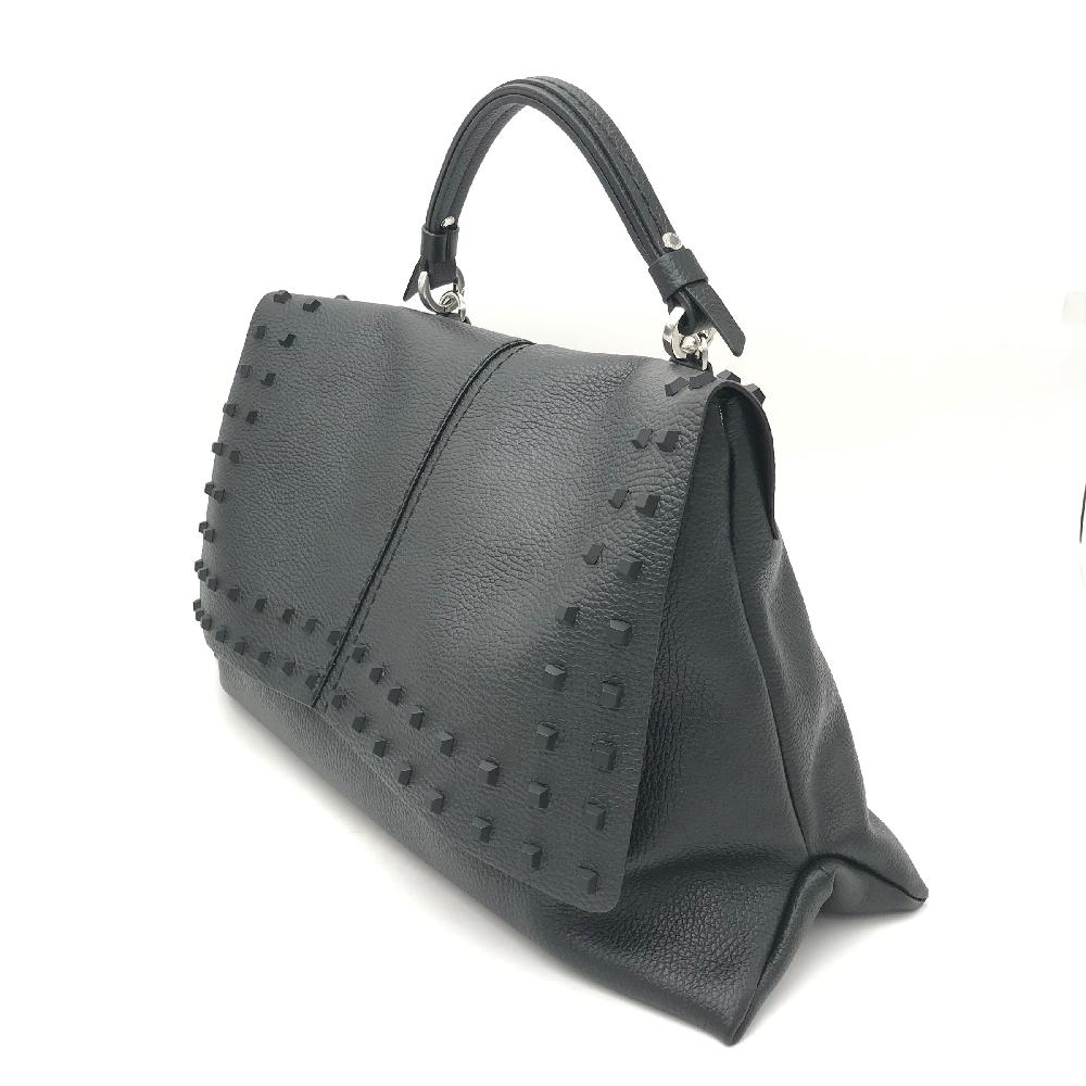 Zulian Calzature Borsa Kendal large nera borchie Outlet
