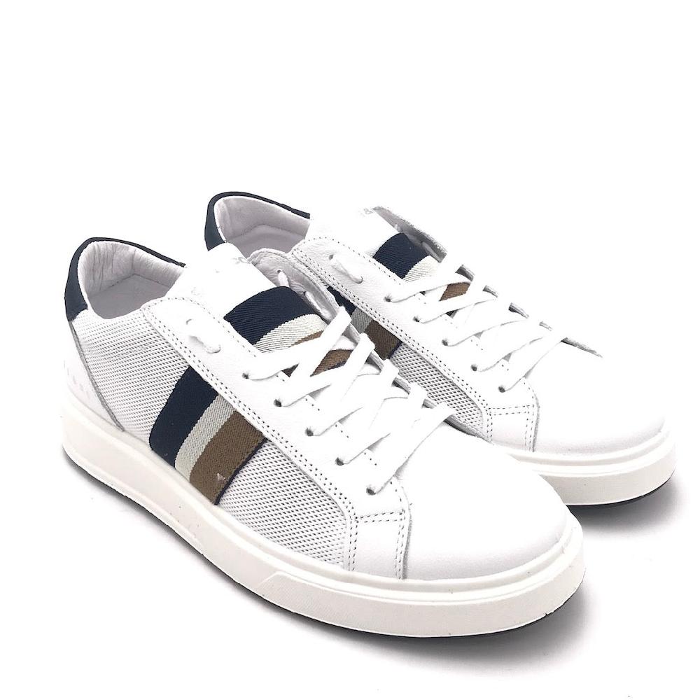 Zulian Calzature Sneakers Sten bianca Vendita Economica