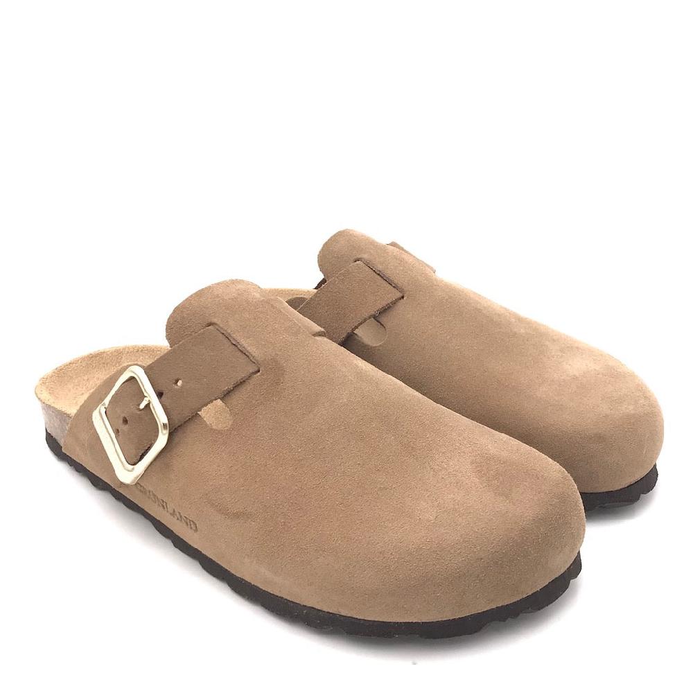 Zulian Calzature Ciabatta chiusa Sara tortora In Linea