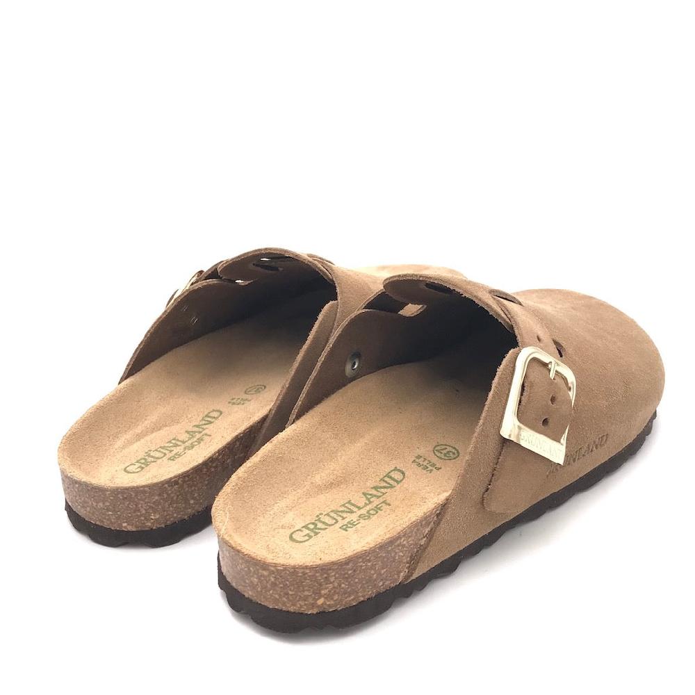 Zulian Calzature Ciabatta chiusa Sara tortora In Linea