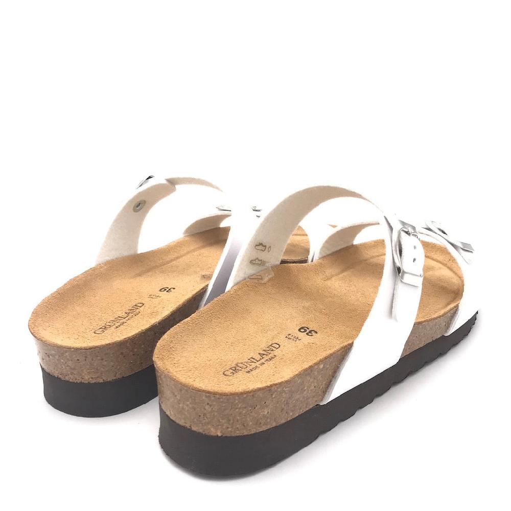 Zulian Calzature Ciabatta Hola doppia fibbia perla Spedizione Gratuita