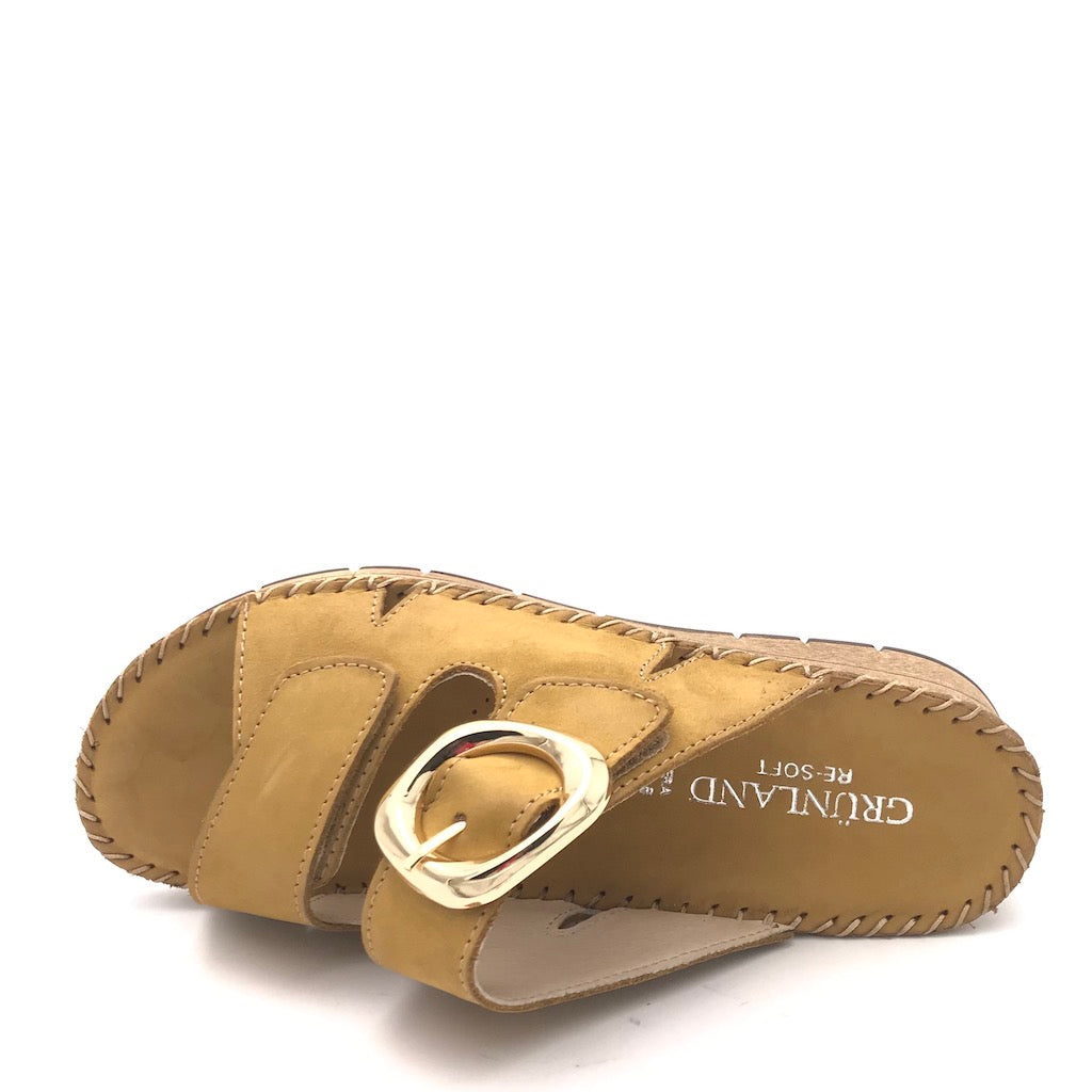 Zulian Calzature Ciabatta Palo ocra Consegna Veloce