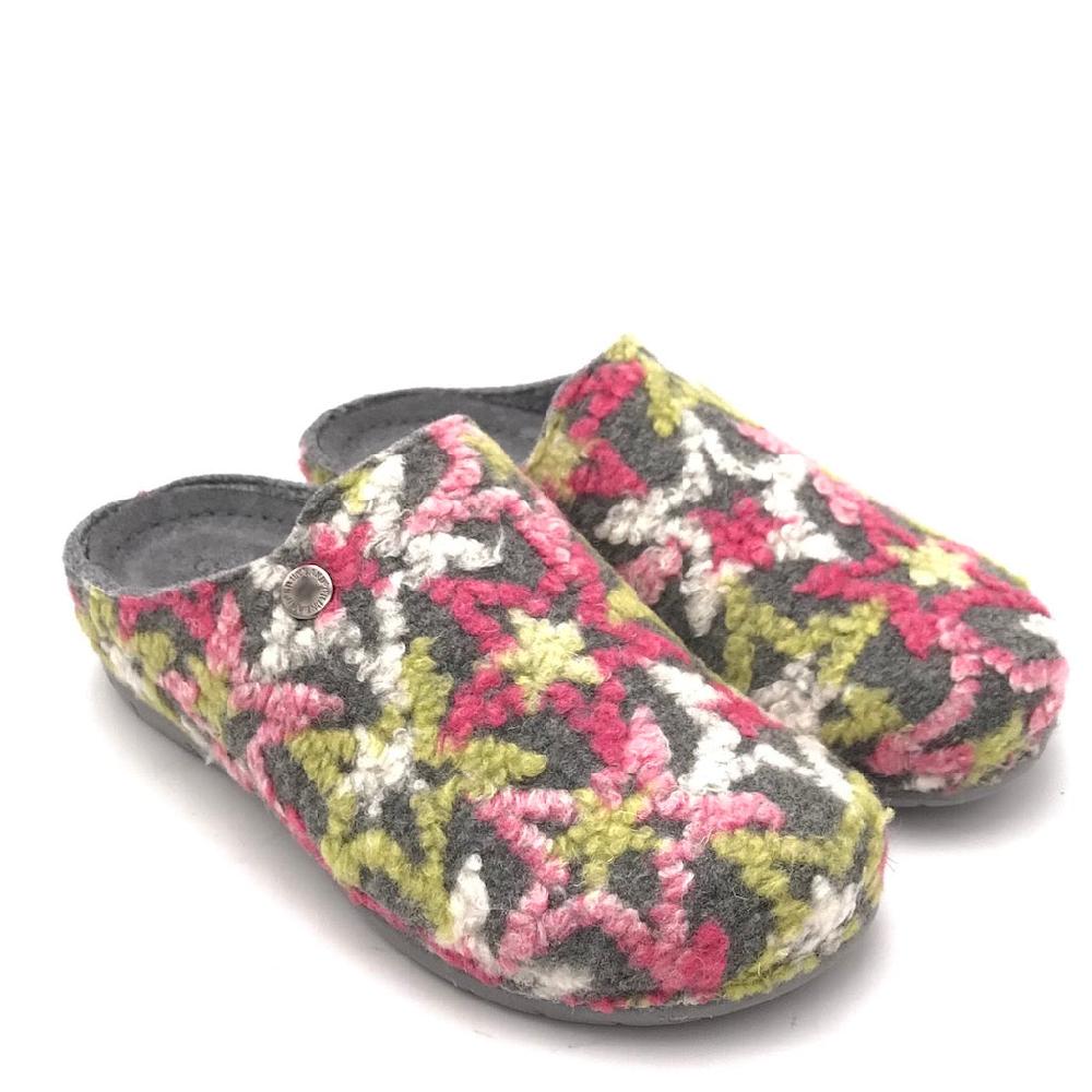 Zulian Calzature Ciabatta Prau grigio-multi Prezzo Ridotto