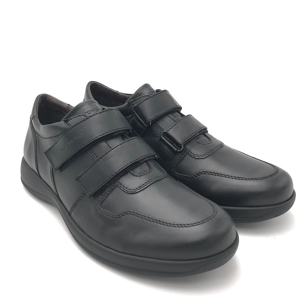 Zulian Calzature Scarpa strappo Season in nappa nera Sconto