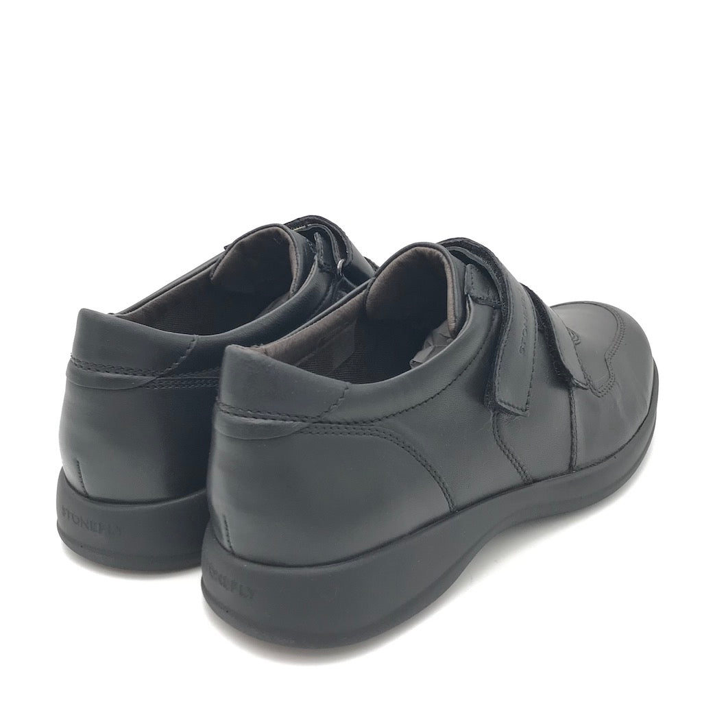 Zulian Calzature Scarpa strappo Season in nappa nera Sconto
