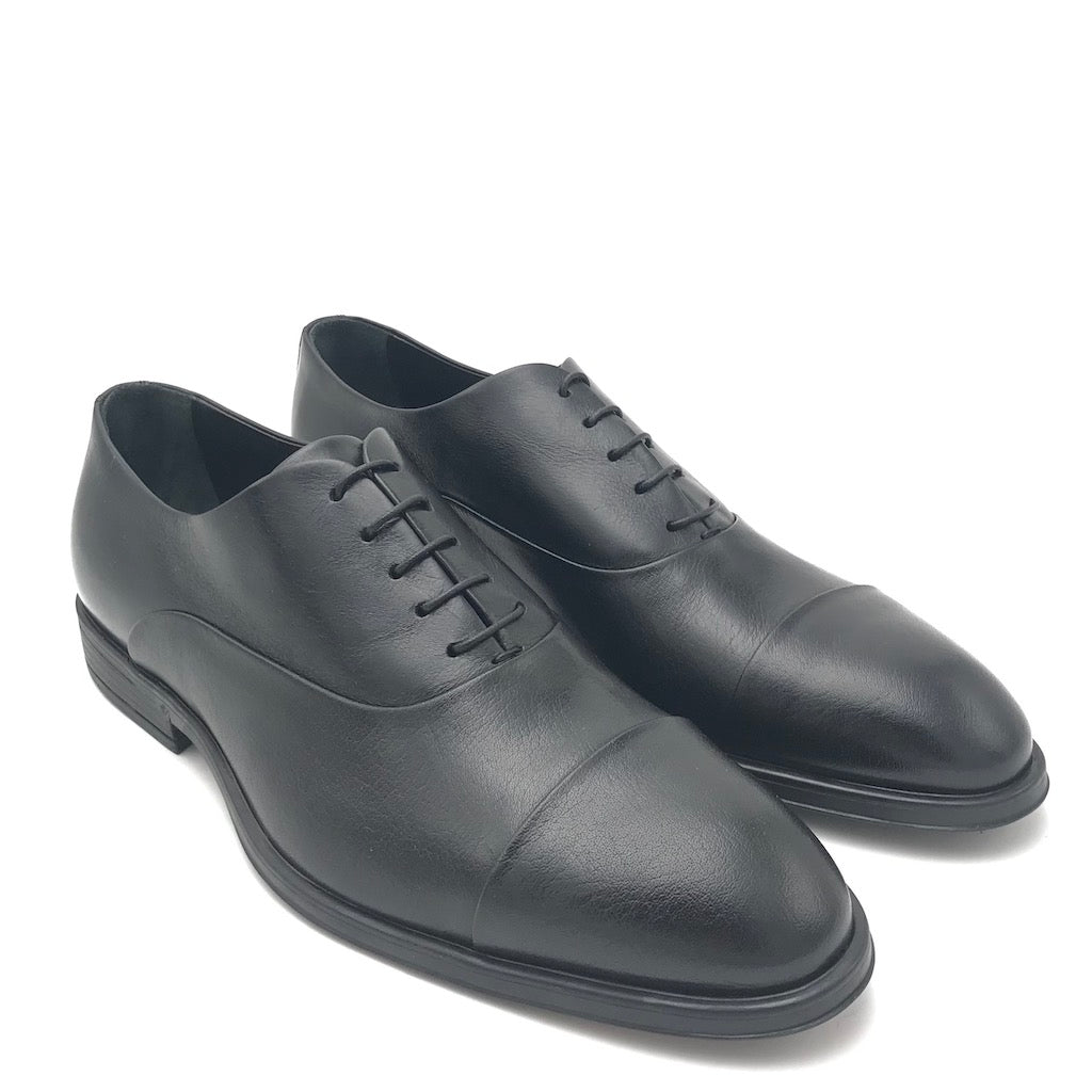 Zulian Calzature Stringata francesina semilucida nera Vendita Calda