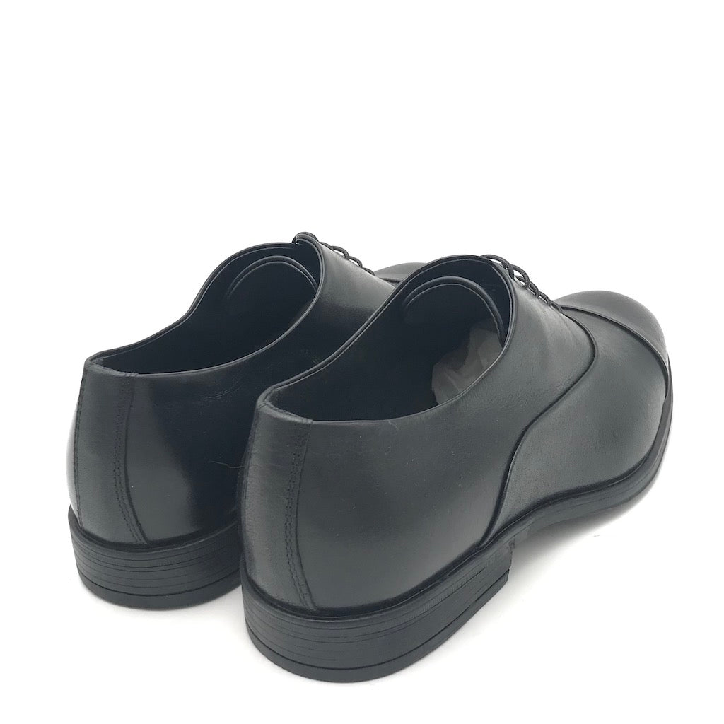 Zulian Calzature Stringata francesina semilucida nera Vendita Calda