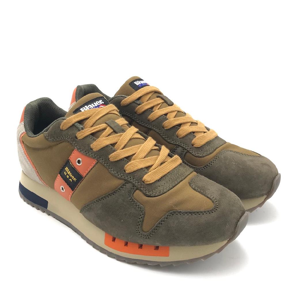 Zulian Calzature Sneakers Queens01 green-ochre 2025