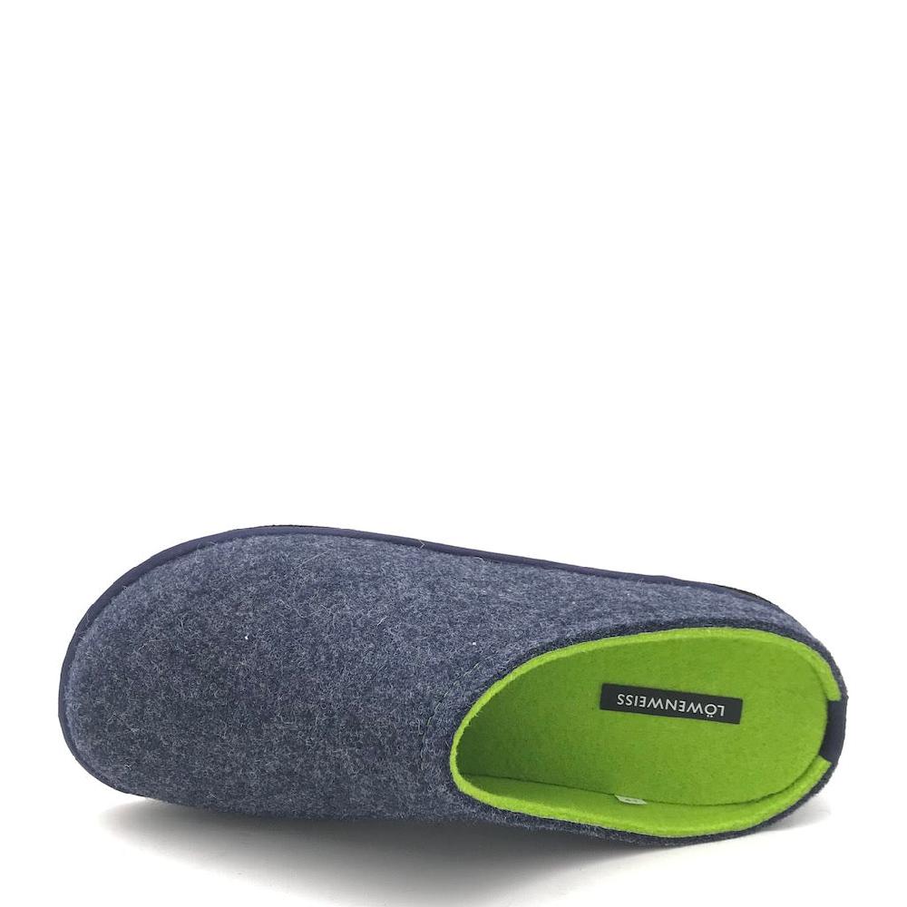 Zulian Calzature Ciabatta Easy bicolor blu-verde fluo Italy