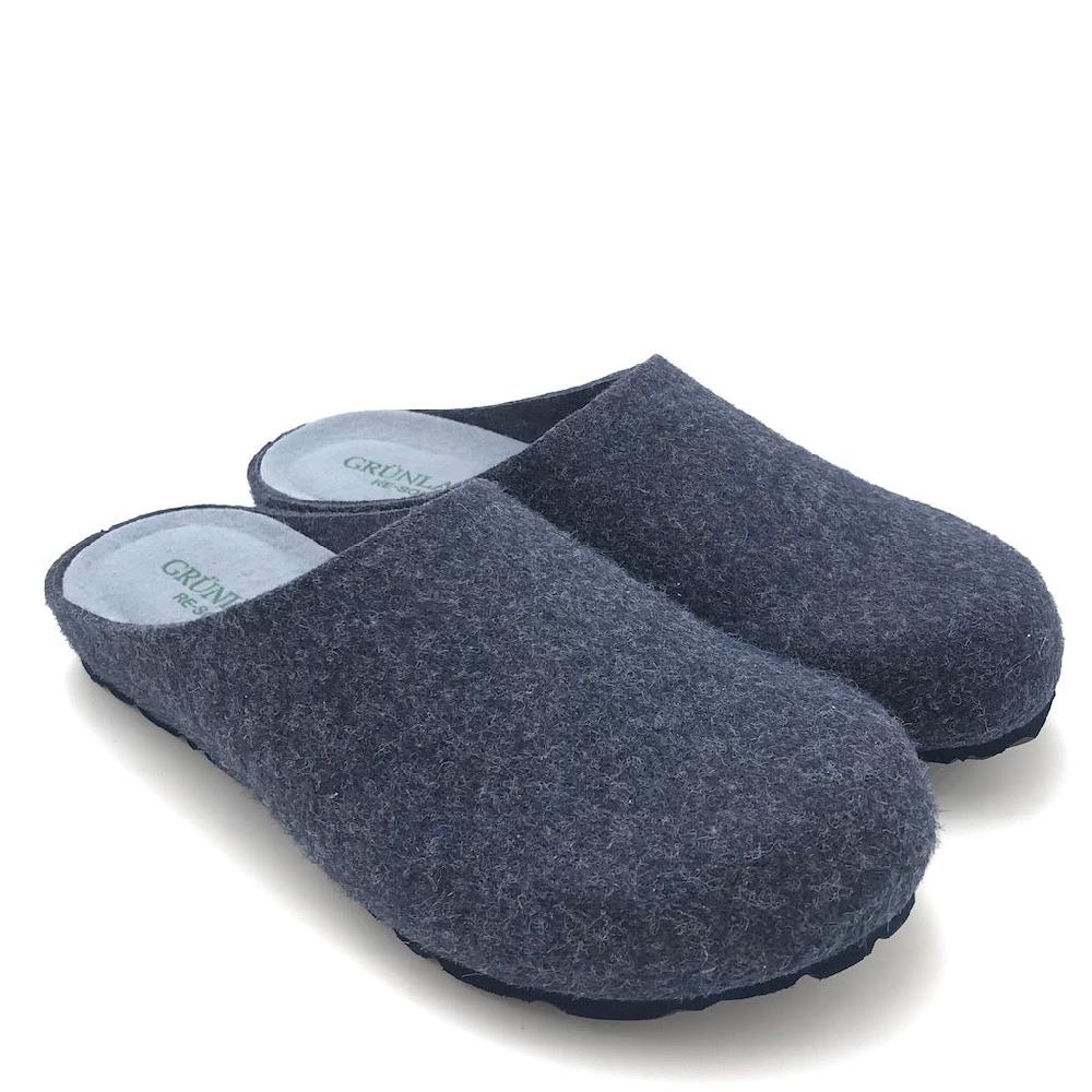 Zulian Calzature Ciabatta Pamo blu-indaco Nuovo