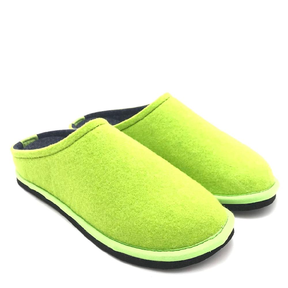 Zulian Calzature Ciabatta Easy bicolor verde fluo-blu Consegna Veloce