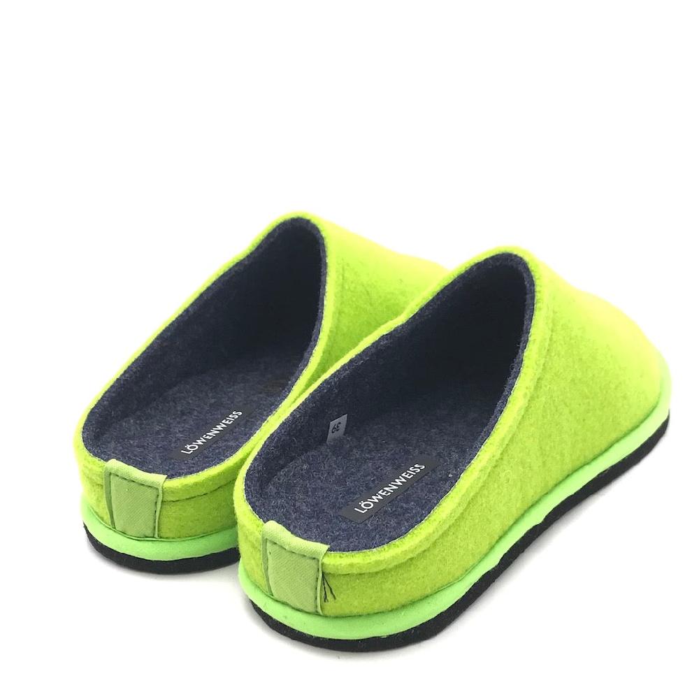 Zulian Calzature Ciabatta Easy bicolor verde fluo-blu Consegna Veloce