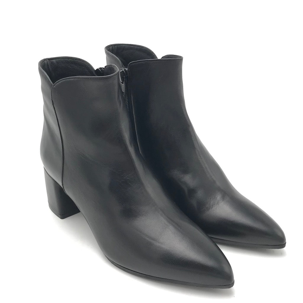 Zulian Calzature Tronchetto nappa nera Fino Al -60%