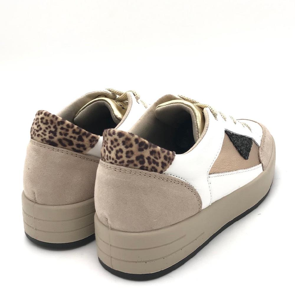 Zulian Calzature Sneakers Alina bianco-beige Convenienza