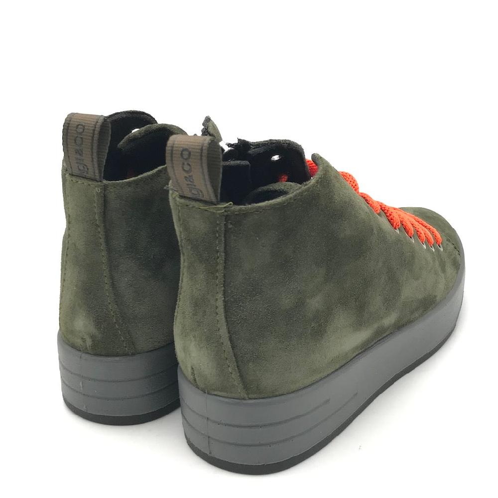 Zulian Calzature Sneakers Alina verde scuro Novità