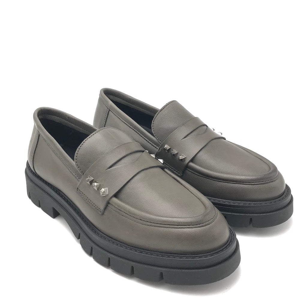 Zulian Calzature Mocassino Taylor color fumo Economico