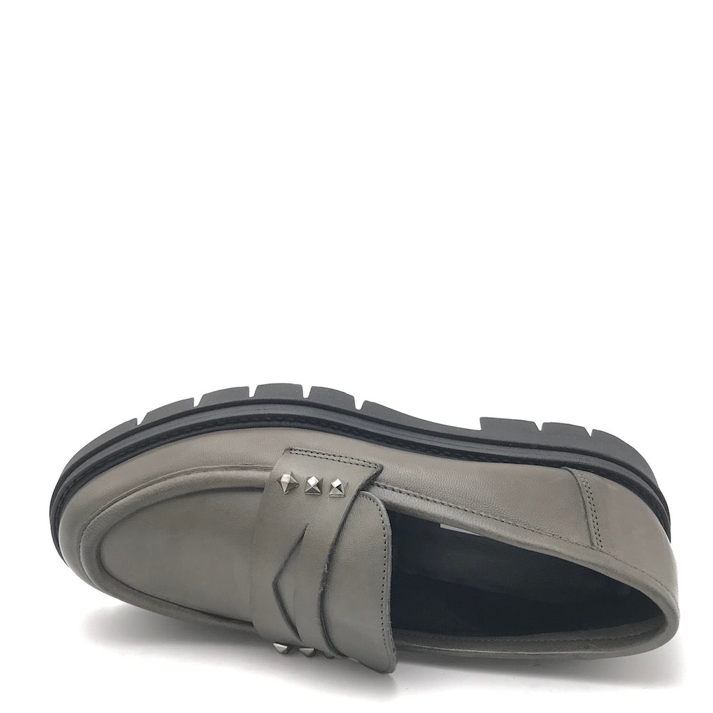 Zulian Calzature Mocassino Taylor color fumo Economico