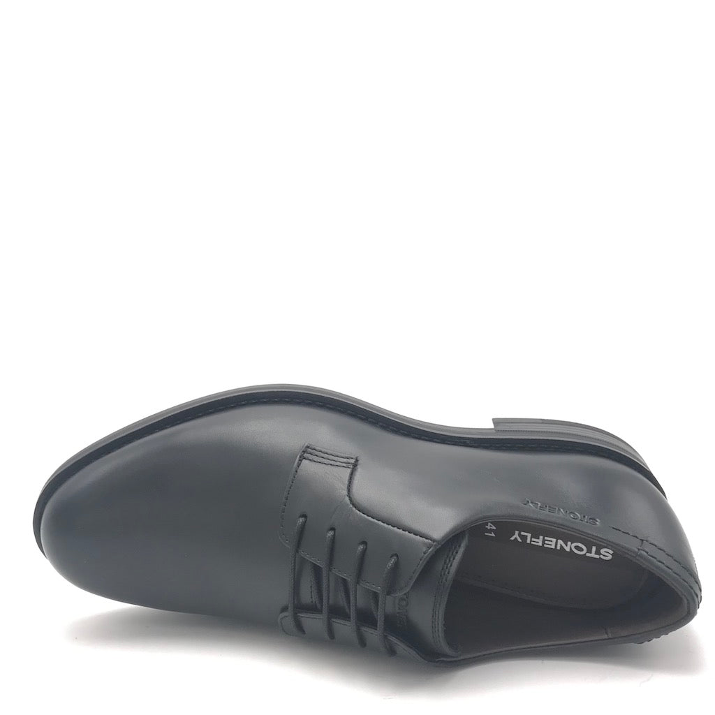 Zulian Calzature Scarpa Carnaby allacciata in nappa nera Online