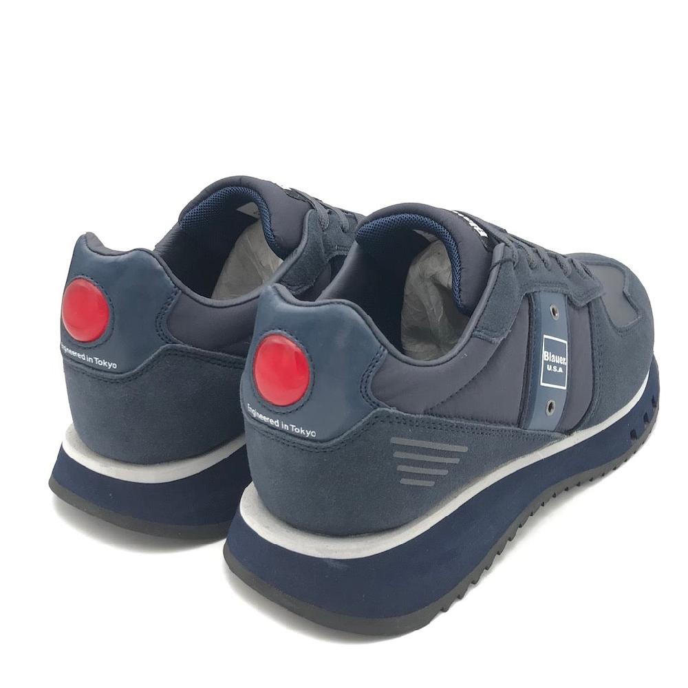 Zulian Calzature Sneakers Tokyo01 blu Vendita Economica