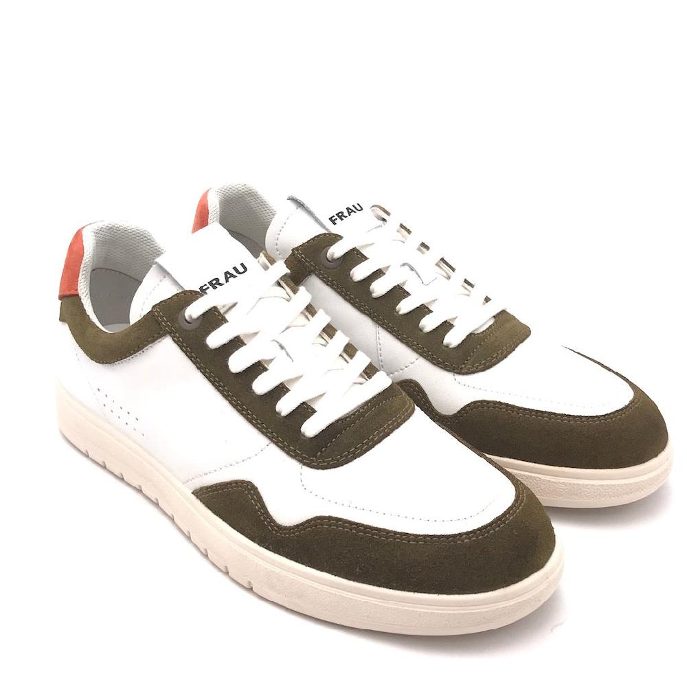 Zulian Calzature Sneakers bianca-verde Saldi Di Fabbrica