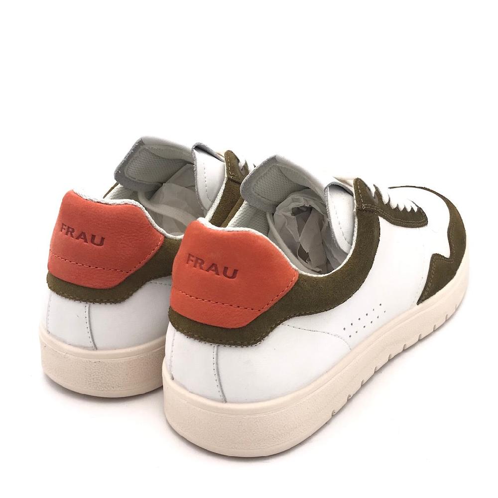 Zulian Calzature Sneakers bianca-verde Saldi Di Fabbrica