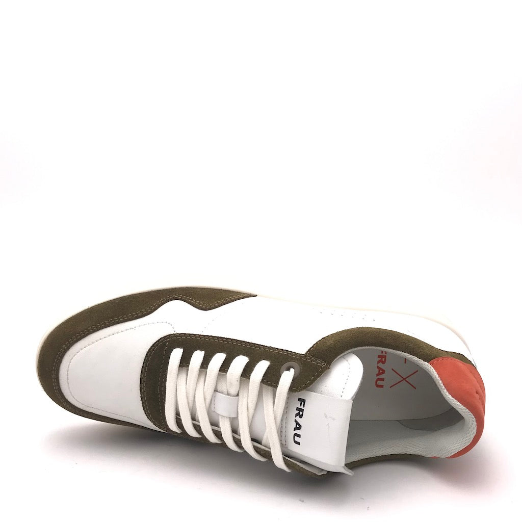 Zulian Calzature Sneakers bianca-verde Saldi Di Fabbrica