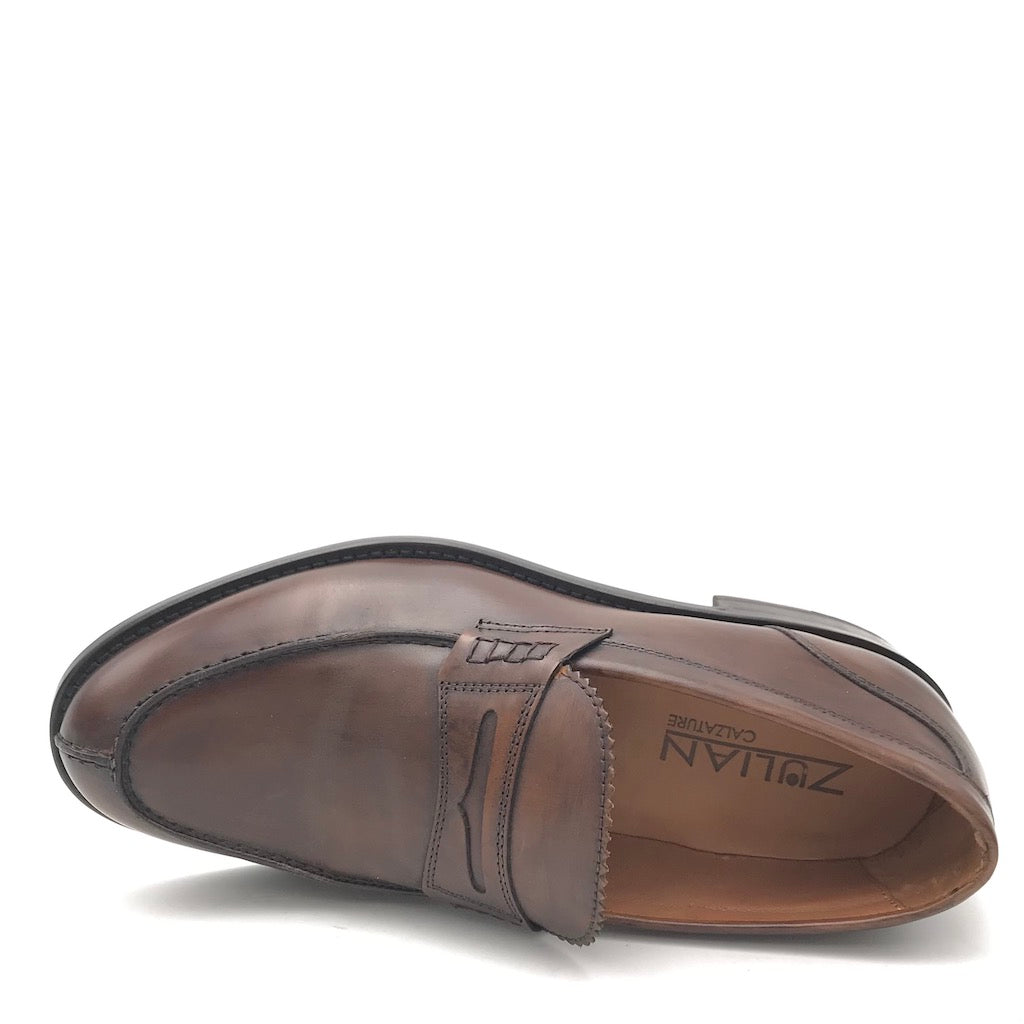 Zulian Calzature Mocassino college marrone Vendite Flash