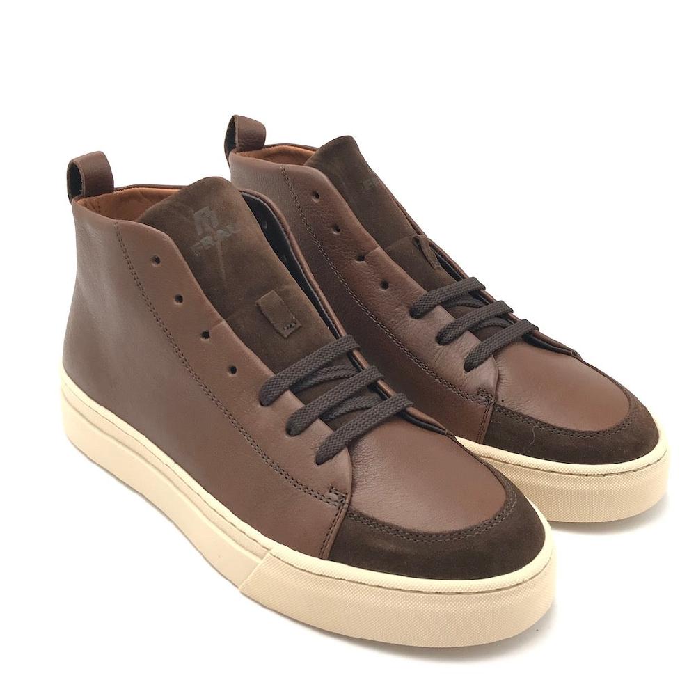 Zulian Calzature Sneakers alta marrone Qualità