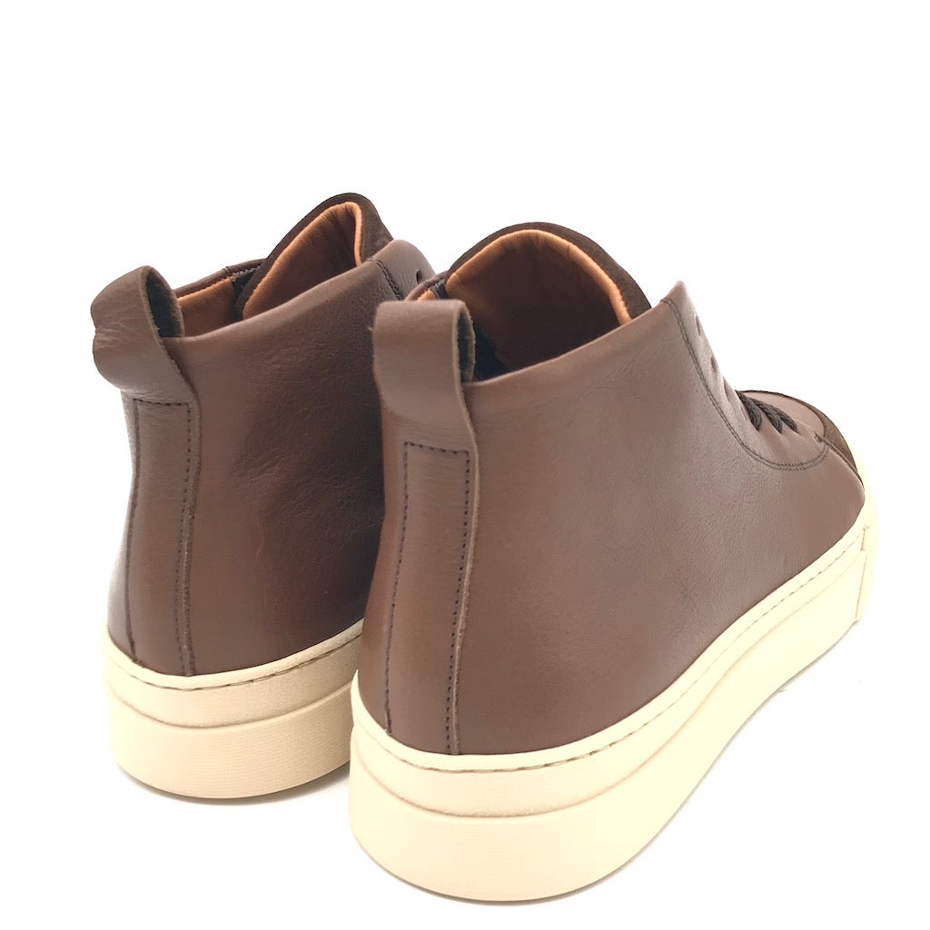 Zulian Calzature Sneakers alta marrone Qualità