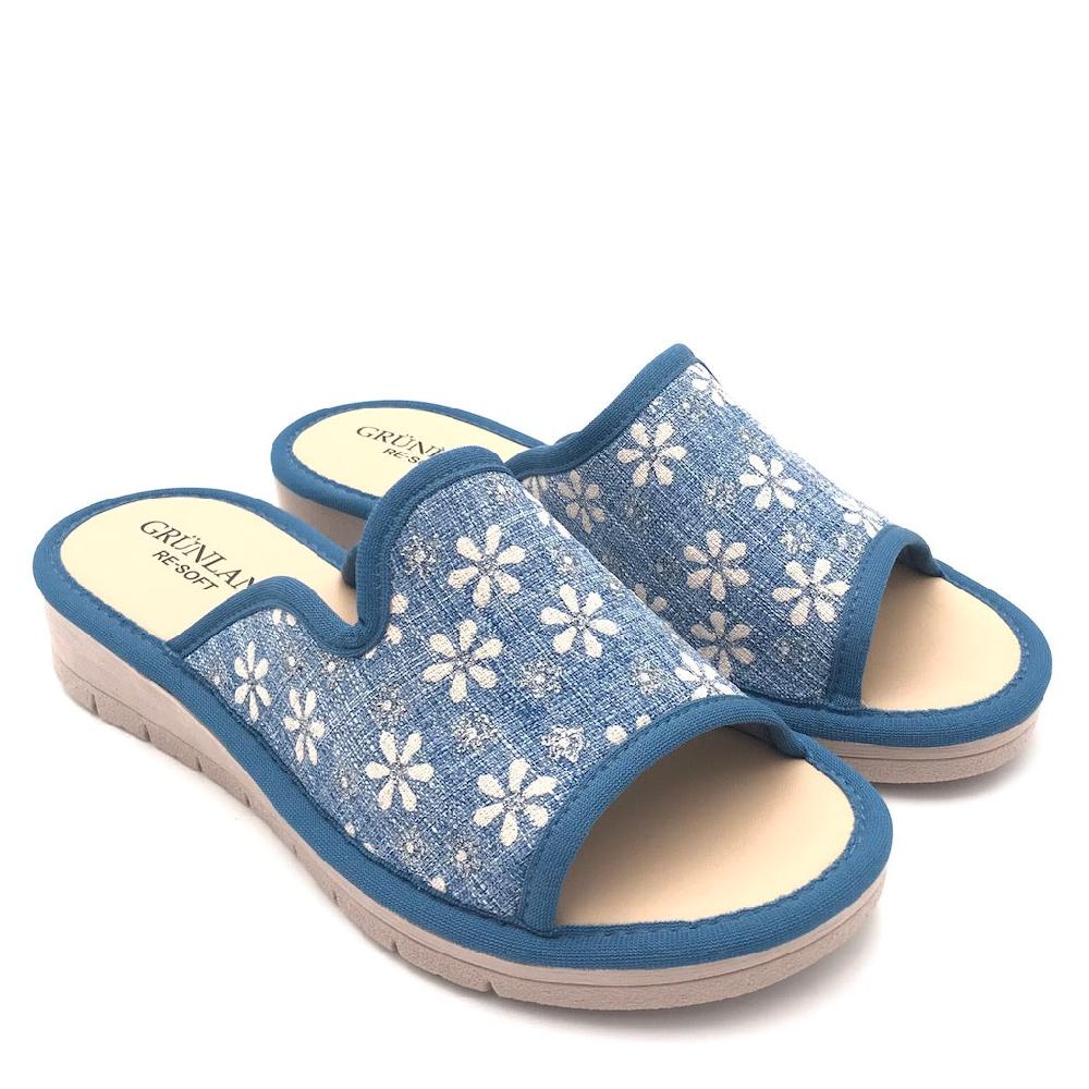 Zulian Calzature Ciabatta Dola tessuto jeans Negozi Online