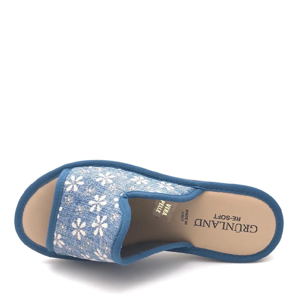 Zulian Calzature Ciabatta Dola tessuto jeans Negozi Online