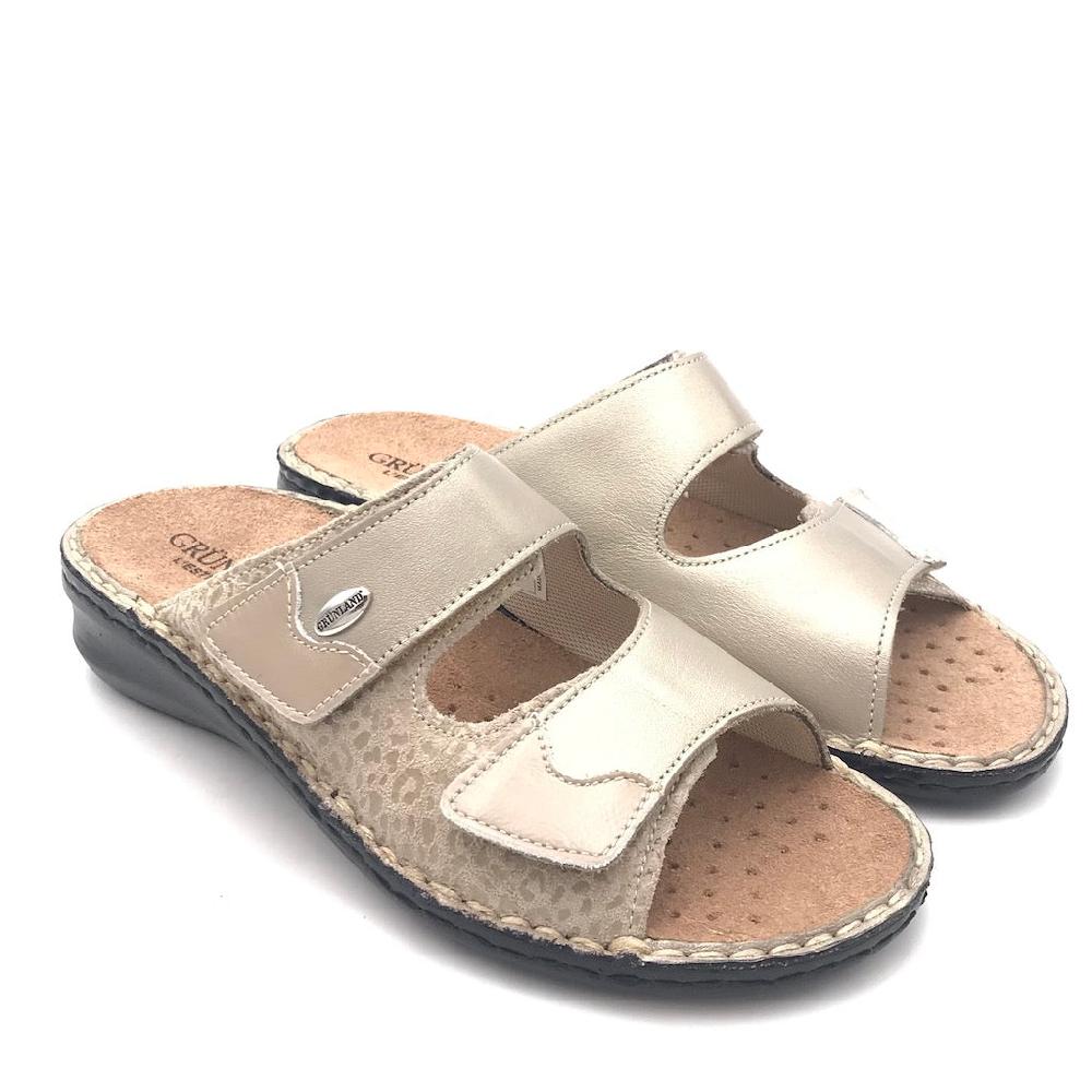 Zulian Calzature Ciabatta Dami platino Affare Del Giorno