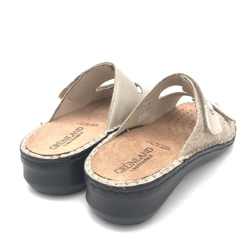 Zulian Calzature Ciabatta Dami platino Affare Del Giorno