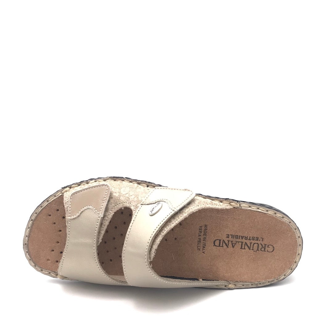 Zulian Calzature Ciabatta Dami platino Affare Del Giorno