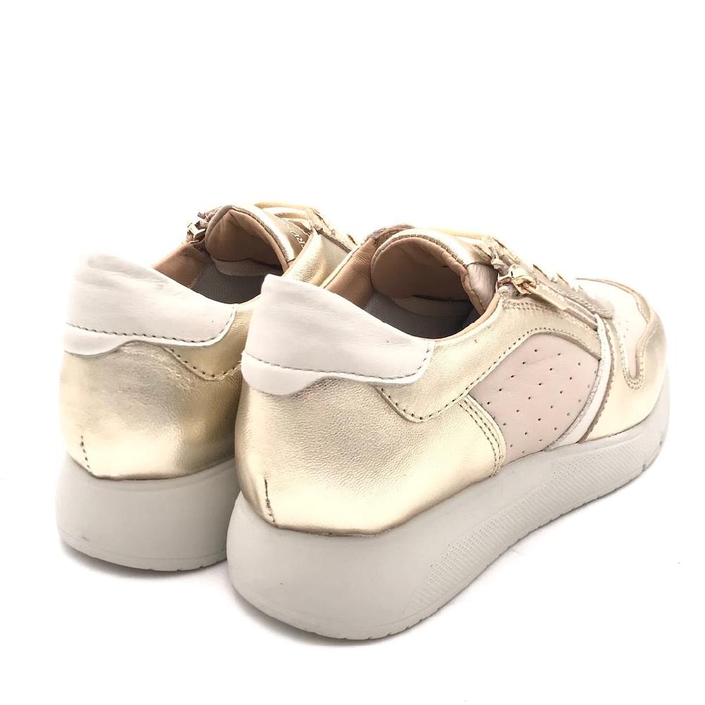 Zulian Calzature Sneakers Seli beige-platino Prezzo Ridotto