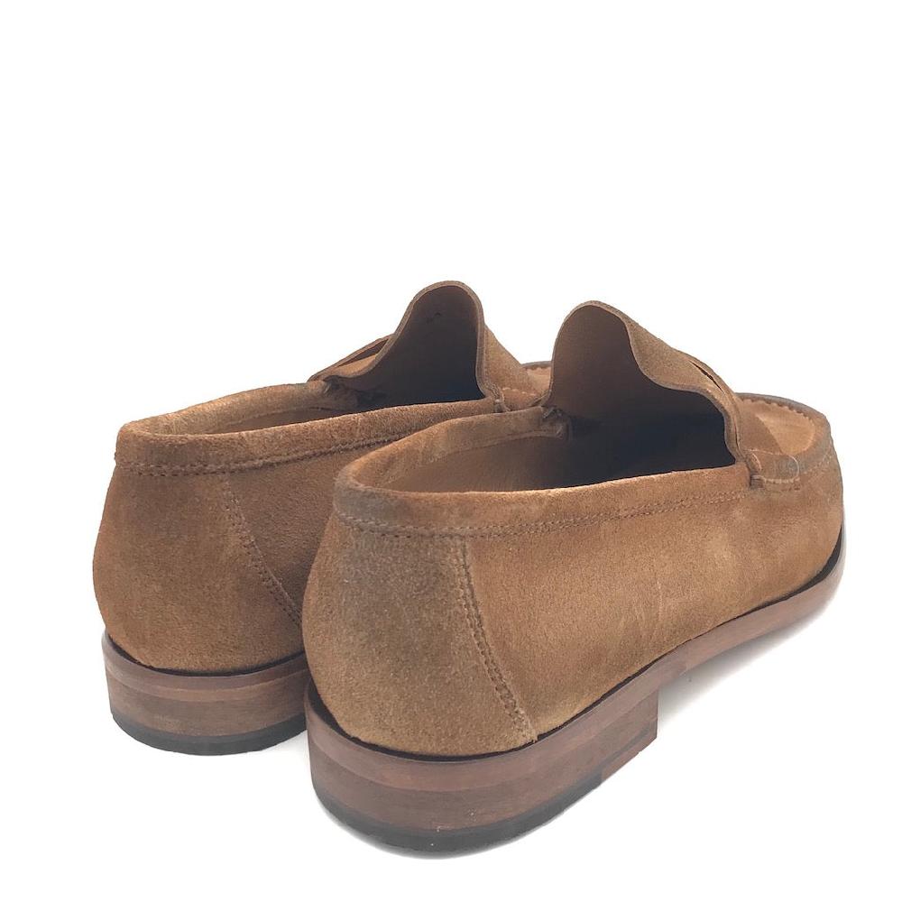 Zulian Calzature Mocassino in velour taupe Vendita Economica
