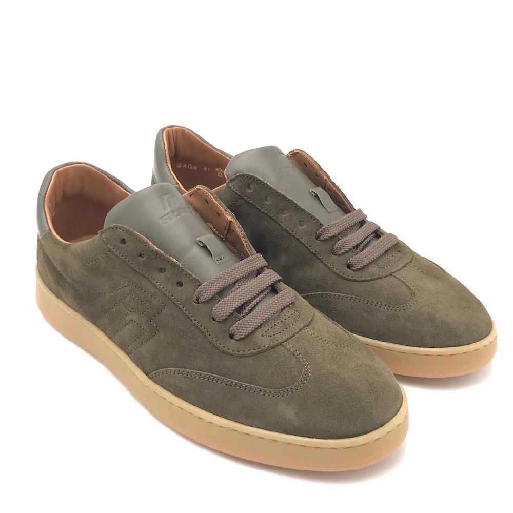 Zulian Calzature Sneakers in crosta felce Italia