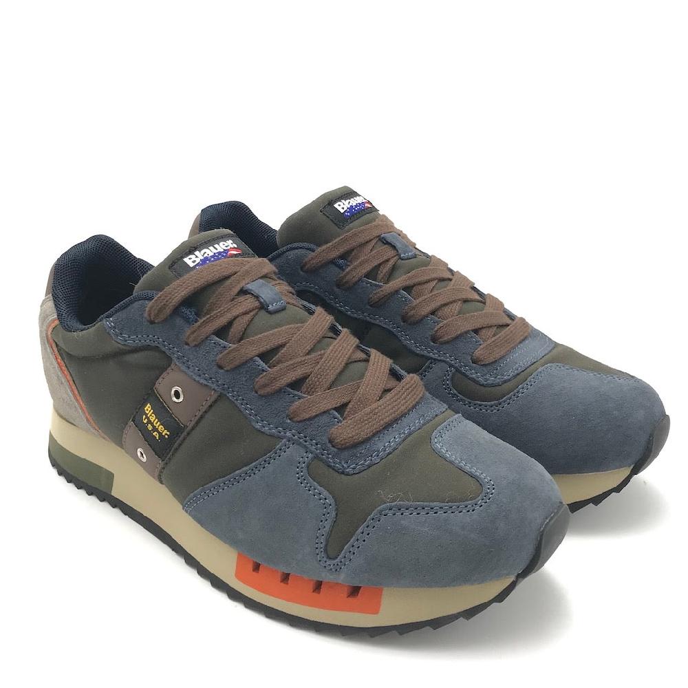 Zulian Calzature Sneakers Queens01 navy-military Nuovo