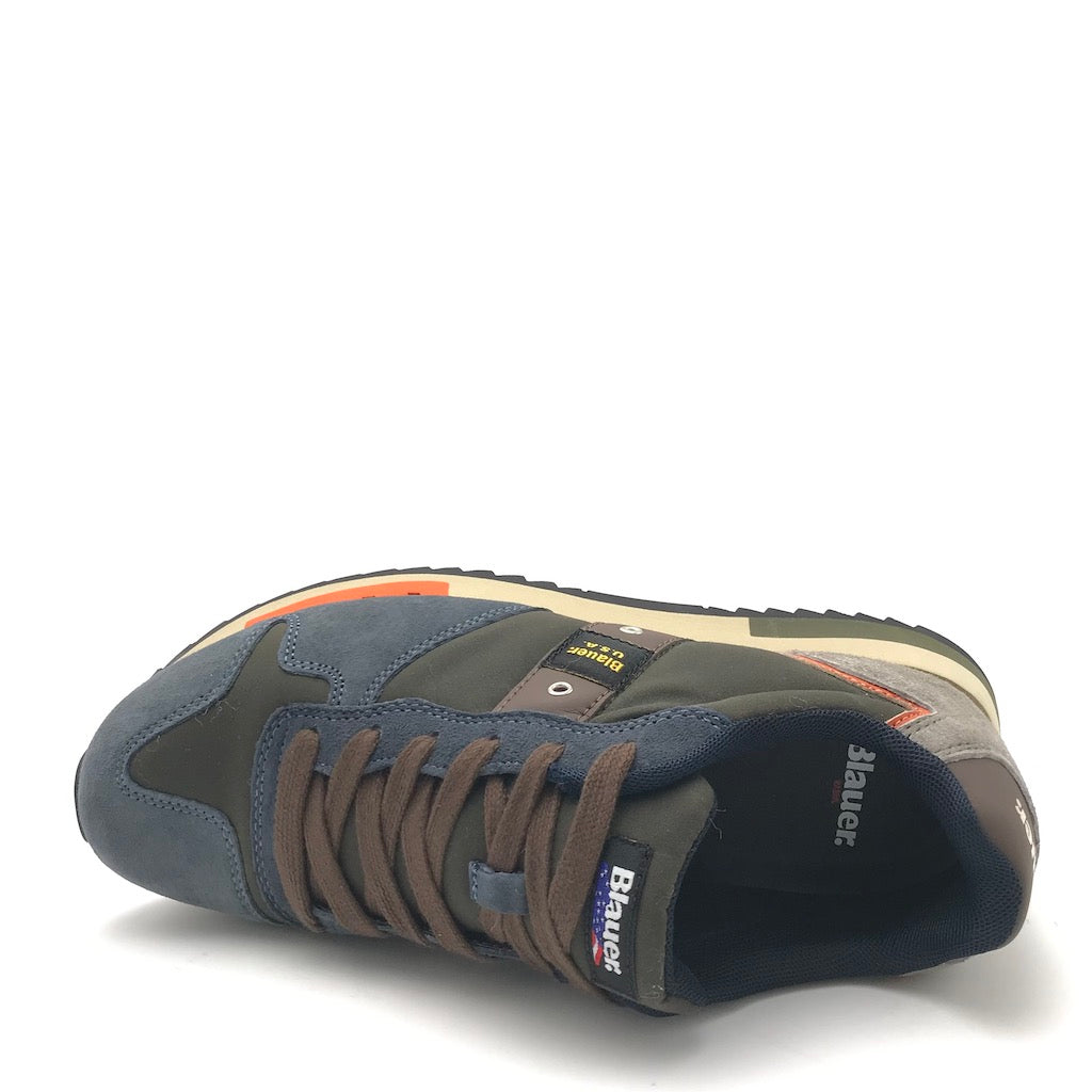 Zulian Calzature Sneakers Queens01 navy-military Nuovo