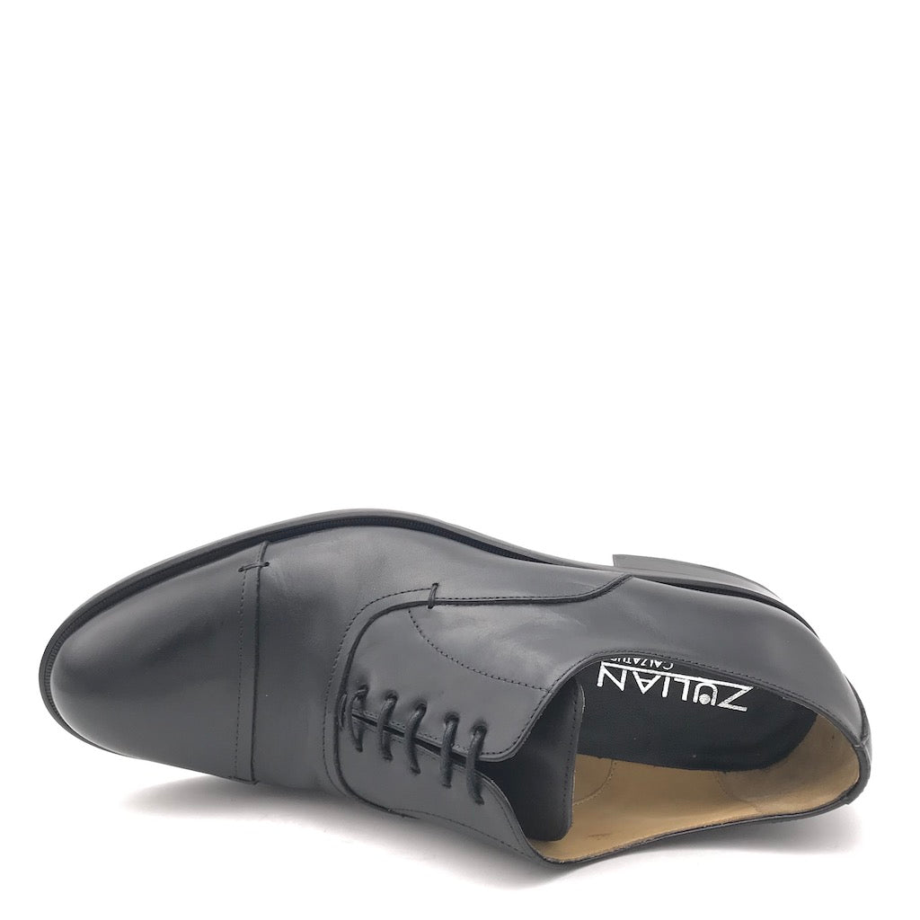 Zulian Calzature Stringata classica nera Qualità
