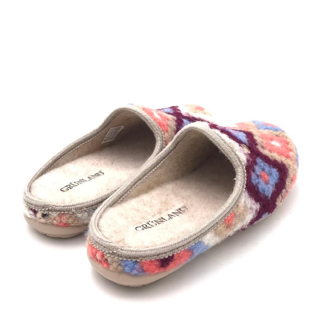 Zulian Calzature Ciabatta Faye beige-multi Promozione Limitata