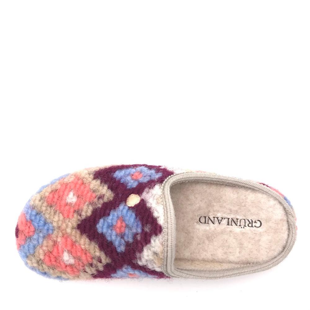 Zulian Calzature Ciabatta Faye beige-multi Promozione Limitata
