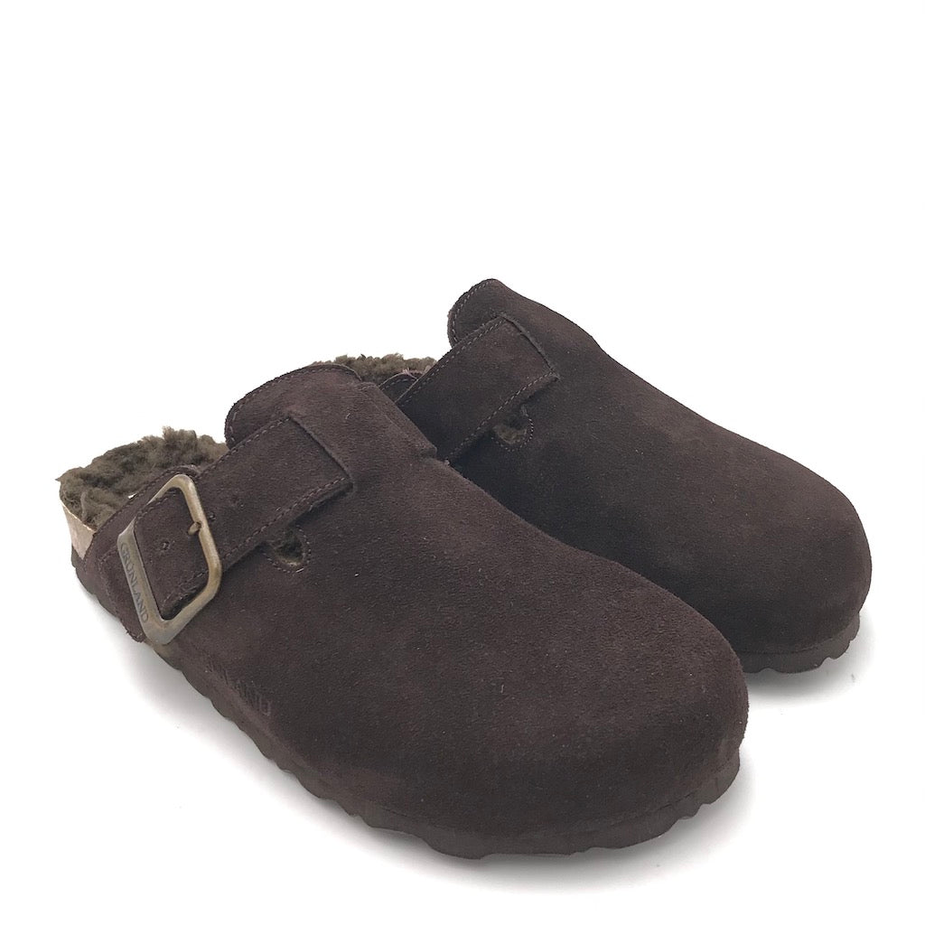 Zulian Calzature Ciabatta Sara shearling testa moro Prezzo Ridotto