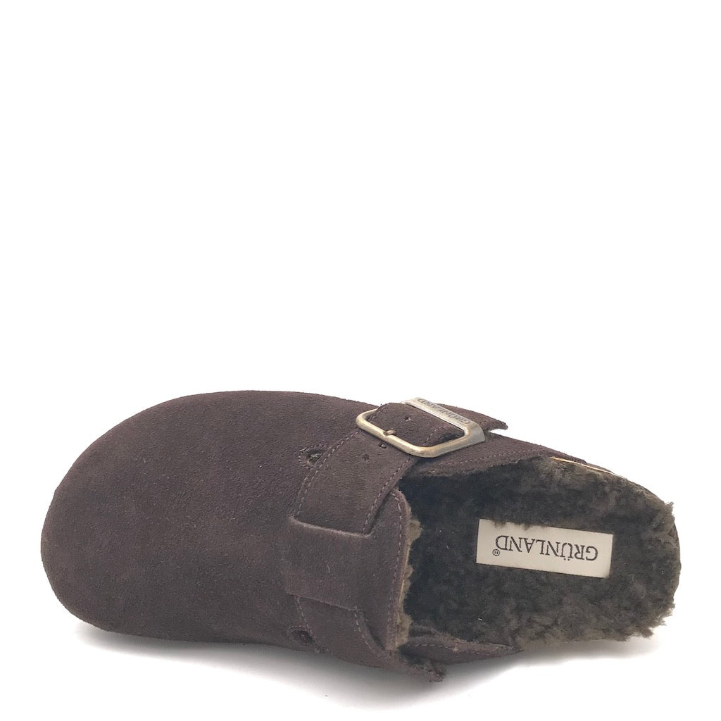 Zulian Calzature Ciabatta Sara shearling testa moro Prezzo Ridotto