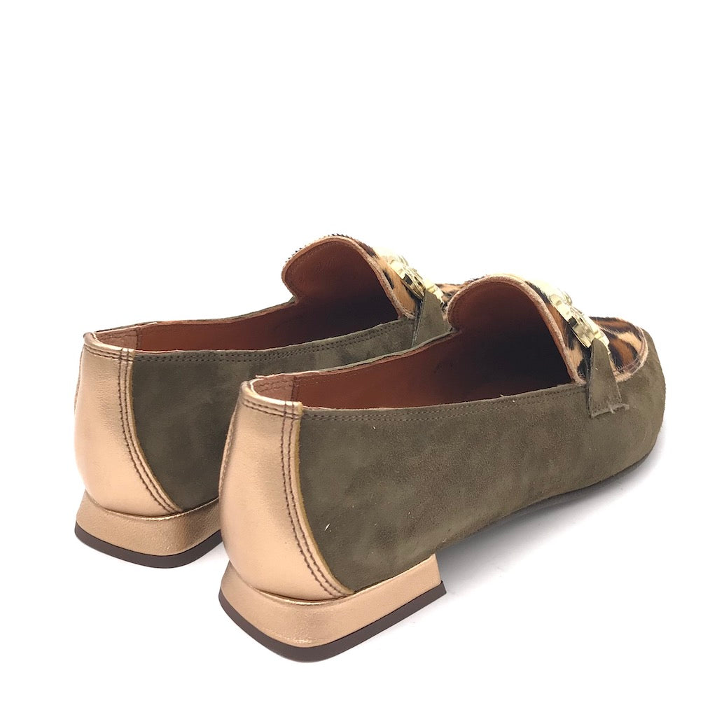 Zulian Calzature Mocassino macula leo verde Convenienza
