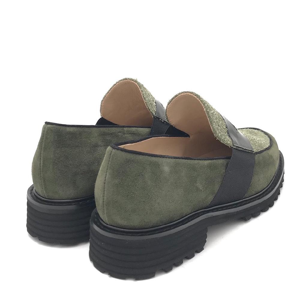 Zulian Calzature Mocassino Lina verde Novità