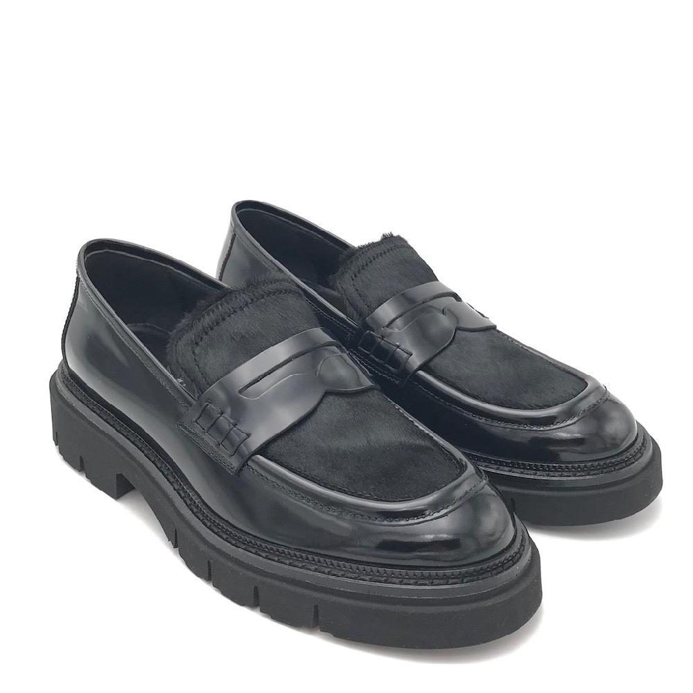 Zulian Calzature Mocassino Kurtal nero Presa
