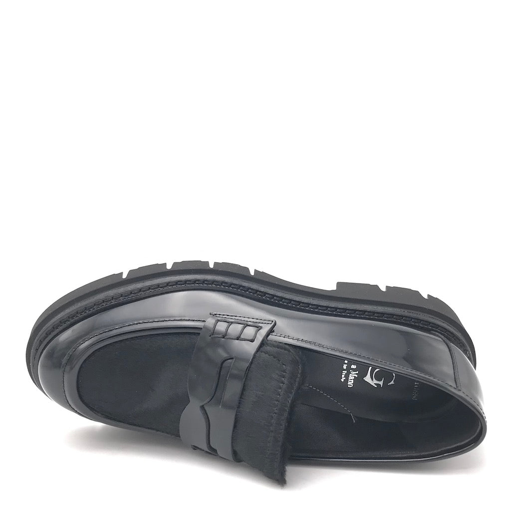 Zulian Calzature Mocassino Kurtal nero Presa