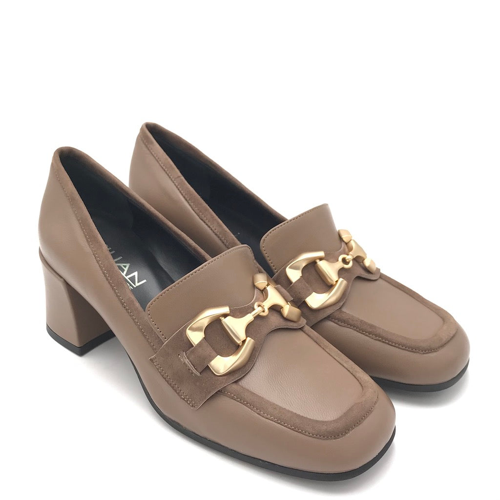 Zulian Calzature Mocassino Paola in pelle acero Vendita Economica