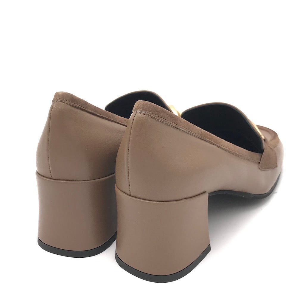 Zulian Calzature Mocassino Paola in pelle acero Vendita Economica